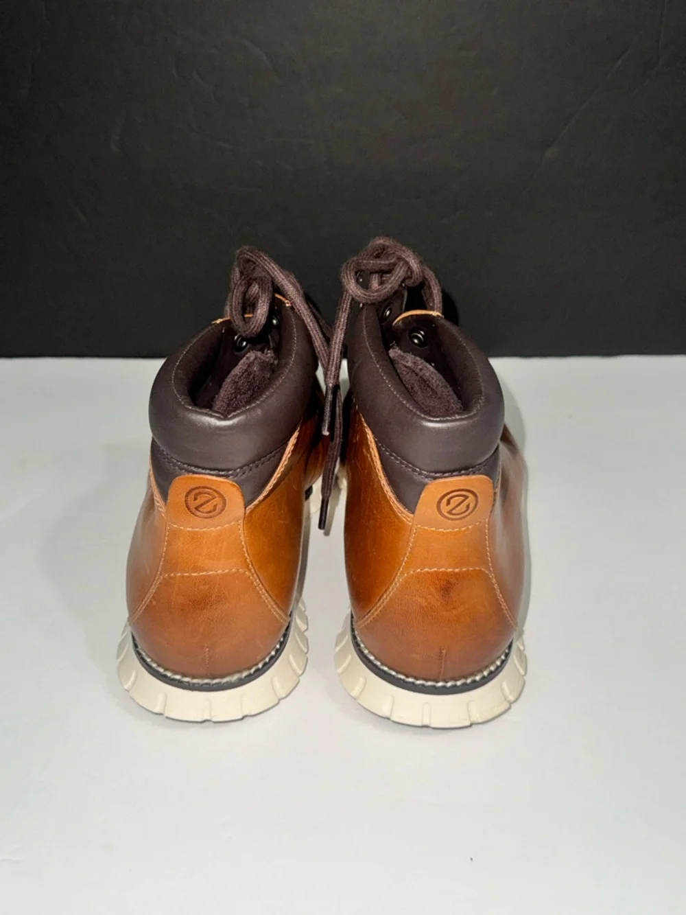Cole Haan I Zero Grand I Men's I Brown Leather Lace-Up Boots